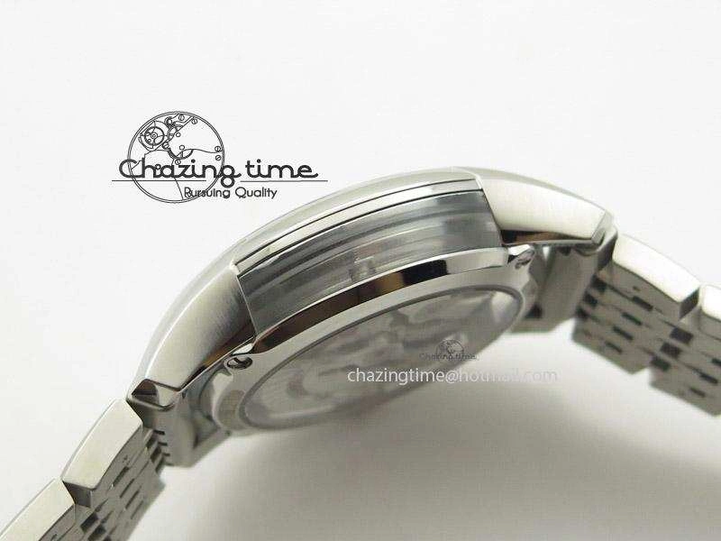 Snug De Ville Hour Vision Co-Axial 41mm SS V6F Best Edition Blue Dial On SS Bracelet A 8276