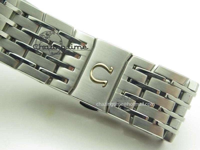 Snug De Ville Hour Vision Co-Axial 41mm SS V6F Best Edition Blue Dial On SS Bracelet A 8276