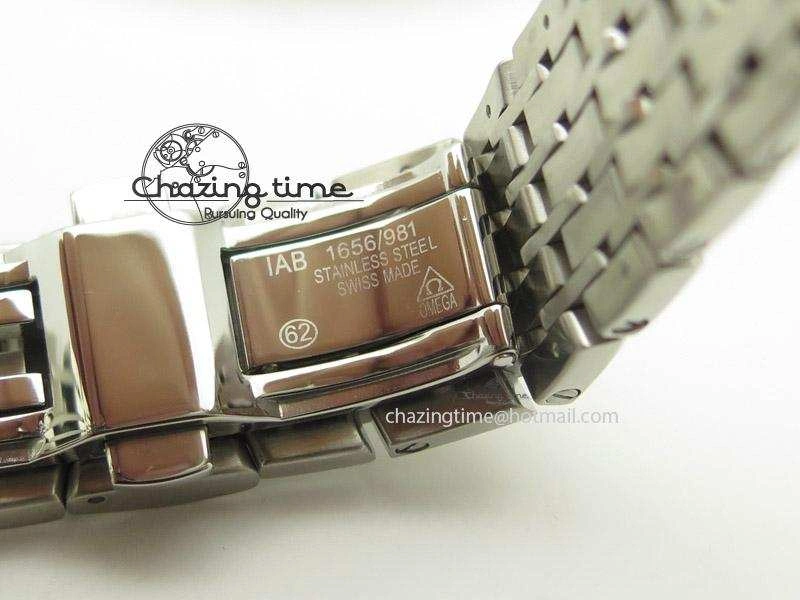 Snug De Ville Hour Vision Co-Axial 41mm SS V6F Best Edition Blue Dial On SS Bracelet A 8276
