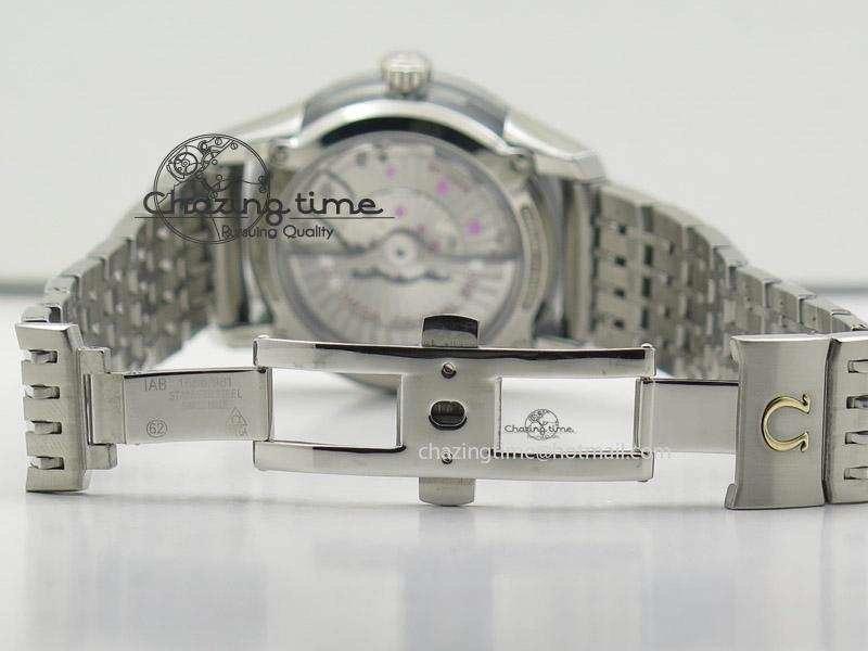 Snug De Ville Hour Vision Co-Axial 41mm SS V6F Best Edition Blue Dial On SS Bracelet A 8276