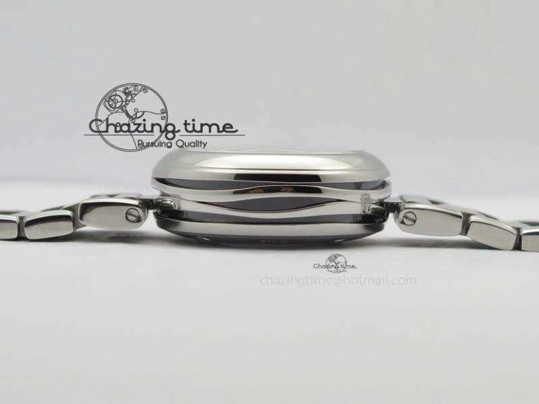 De Ville Lady 34mm SS V6F 1:1 Best Edition Black MOP Dial On SS Bracelet SEIKO NH05A Timeless 8152