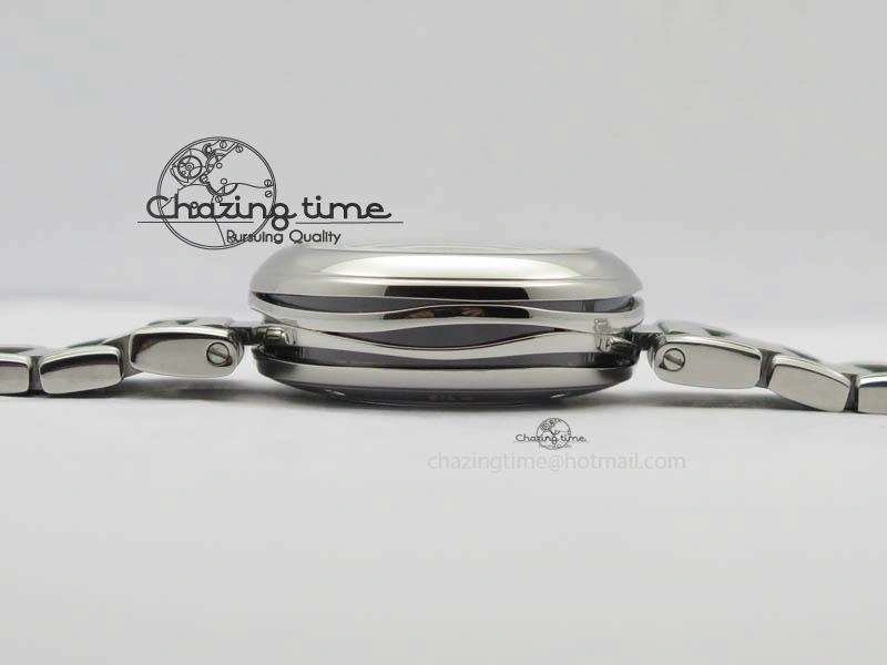 De Ville Lady 34mm SS V6F 1:1 Best Edition Black MOP Dial On SS Bracelet SEIKO NH05A Timeless 8152