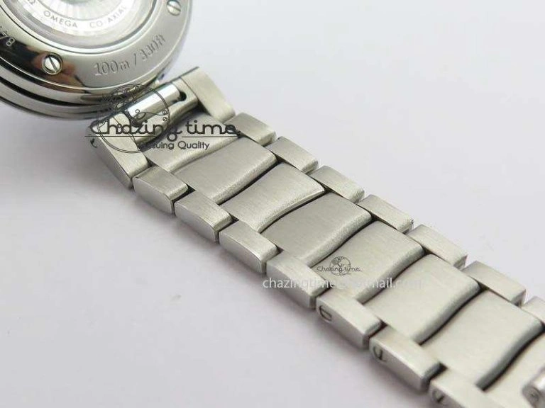 De Ville Lady 34mm SS V6F 1:1 Best Edition Black MOP Dial On SS Bracelet SEIKO NH05A Timeless 8152