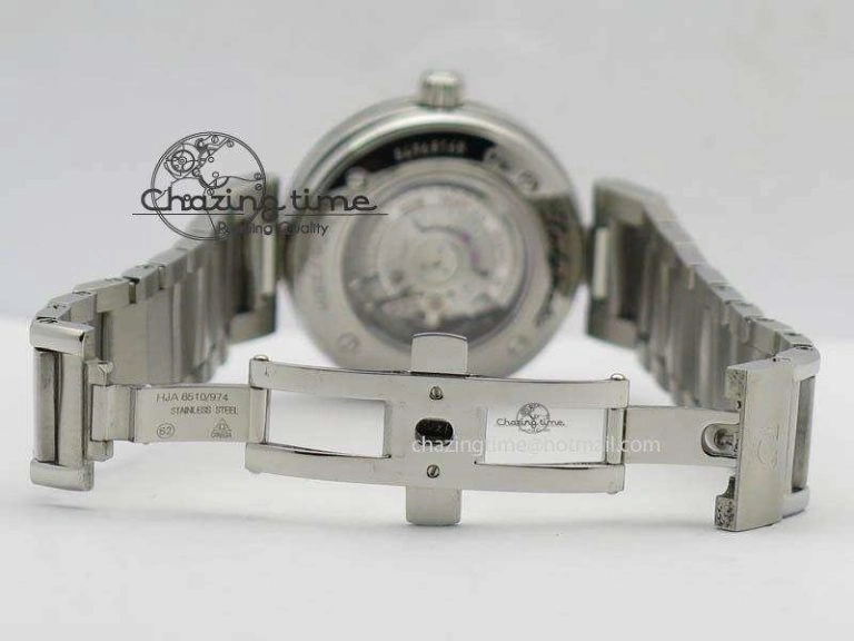 De Ville Lady 34mm SS V6F 1:1 Best Edition Black MOP Dial On SS Bracelet SEIKO NH05A Timeless 8152