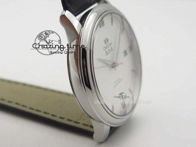 De Ville MK 1:1 Best Edition SS White Dial On Black Leather Strap A Tailored 8260