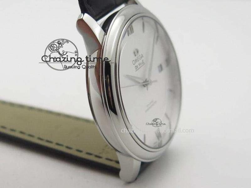 De Ville MK 1:1 Best Edition SS White Dial On Black Leather Strap A Tailored 8260