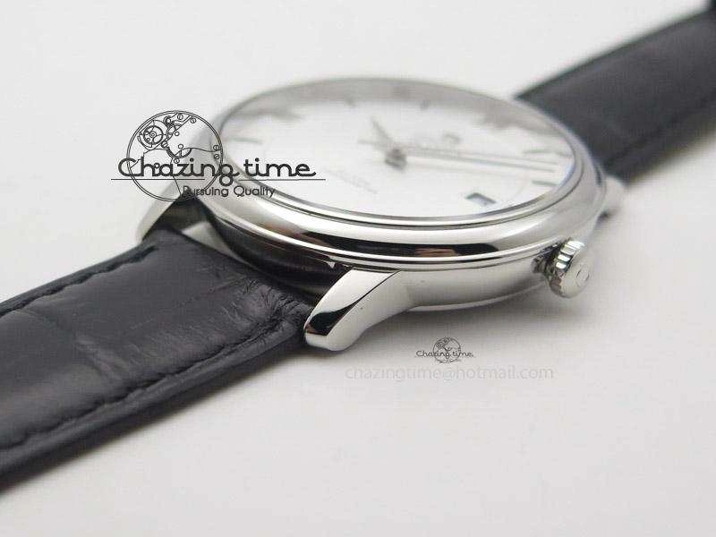 De Ville MK 1:1 Best Edition SS White Dial On Black Leather Strap A Tailored 8260