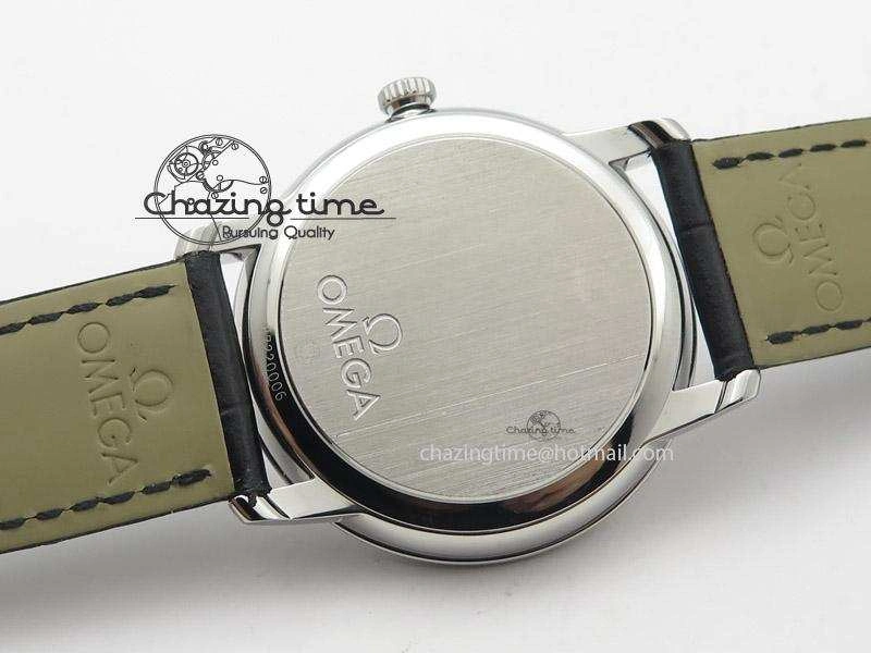 De Ville MK 1:1 Best Edition SS White Dial On Black Leather Strap A Tailored 8260