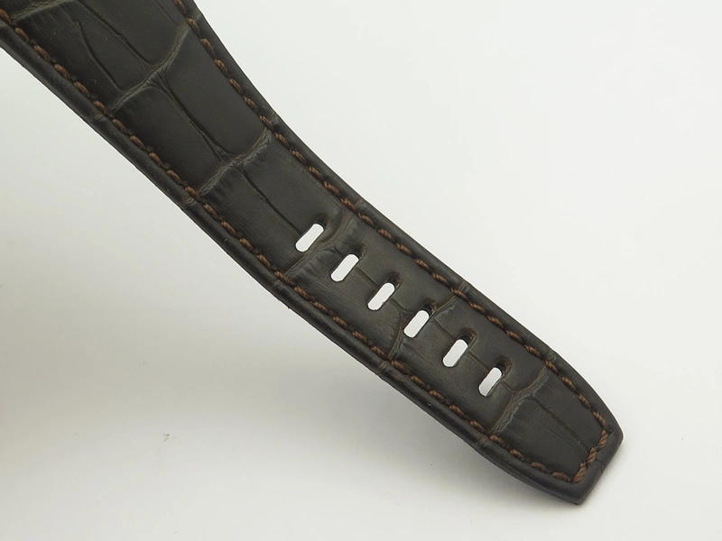 De Ville MK 1:1 Best Edition YG White Dial On Black Leather Asian Seagull T1701 (Sec@6) Lightweight 8233