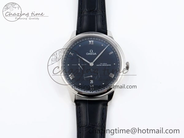 WellDesigned De Ville Power Reserve SS MKF 1:1 Best Edition Black Dial on Black Leather Strap A 7744