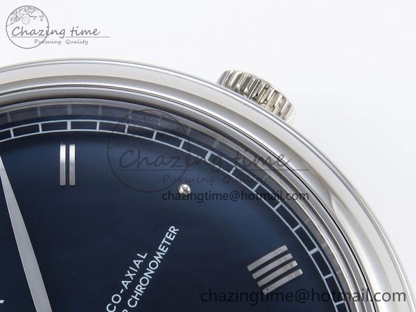 WellDesigned De Ville Power Reserve SS MKF 1:1 Best Edition Black Dial on Black Leather Strap A 7744