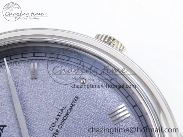 De Ville Power Reserve SS MKF 1:1 Best Edition Blue Textured Dial on Black Leather Strap A Classic 7742