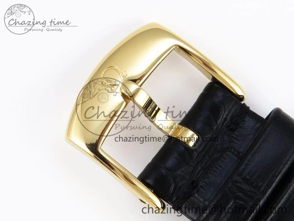 Thermal De Ville Power Reserve YG MKF 1:1 Best Edition Black Dial on Black Leather Strap A 7758