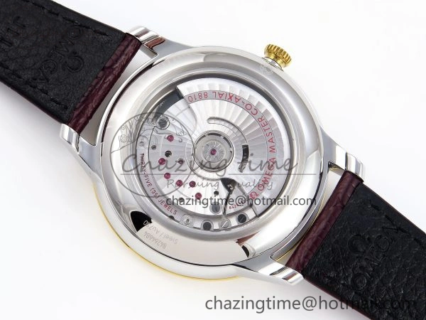 De Ville Power Reserve YG MKF 1:1 Best Edition White Dial on Brown Leather Strap A Colorful 7755