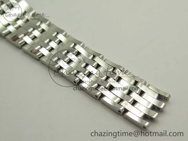 Affordable De Ville Prestige Ladies 32.7mm SS MKF 1:1 Best Edition Blue Dial Diamonds Markers on SS Bracelet MIYOTA 7972