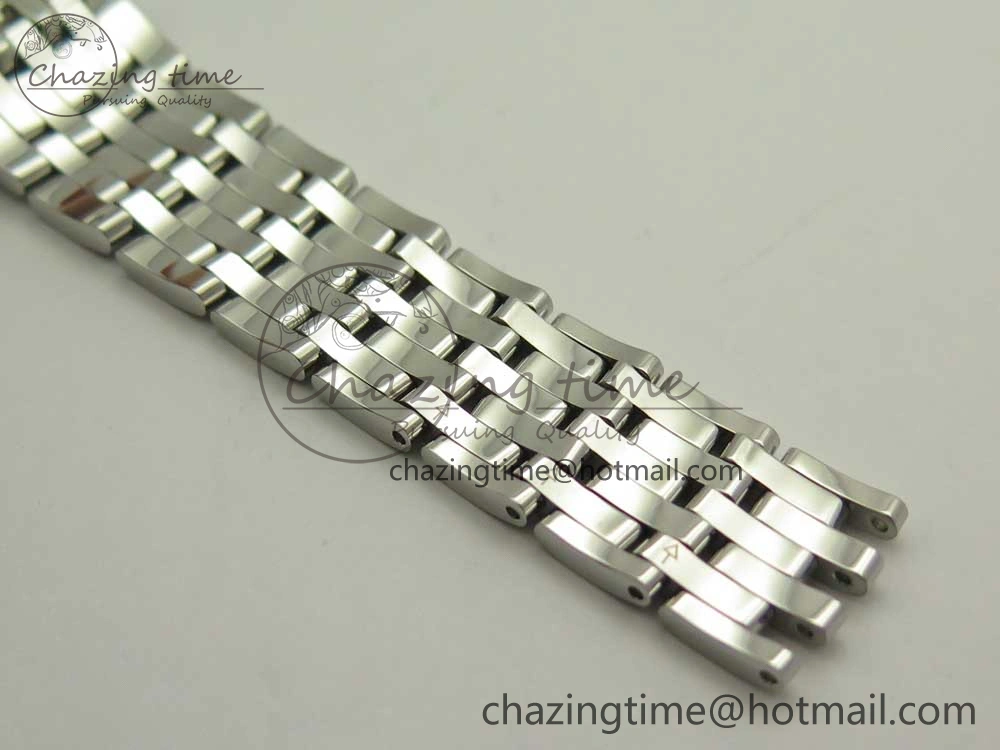 Affordable De Ville Prestige Ladies 32.7mm SS MKF 1:1 Best Edition Blue Dial Diamonds Markers on SS Bracelet MIYOTA 7972