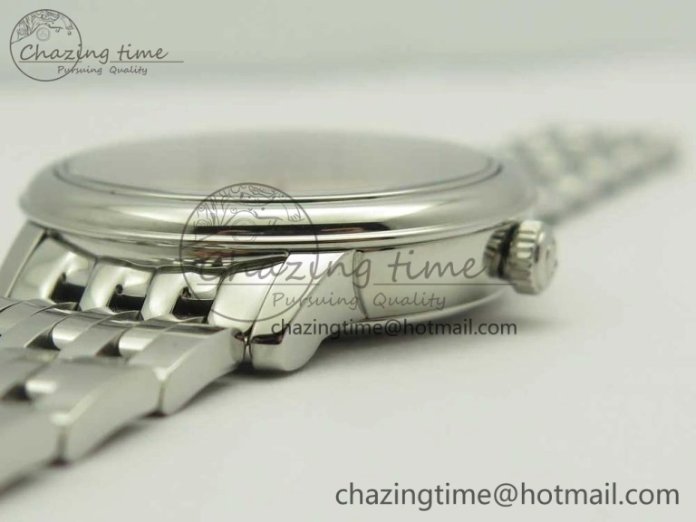 De Ville Prestige Ladies 32.7mm SS MKF 1:1 Best Edition White Dial RG Markers on SS Bracelet MIYOTA Soft 7970