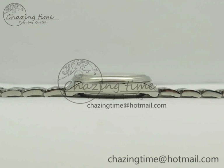 Effortless De Ville Prestige Ladies 32.7mm SS MKF 1:1 Best Edition White Dial SS Markers on SS Bracelet MIYOTA 7971