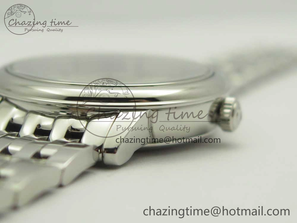 Effortless De Ville Prestige Ladies 32.7mm SS MKF 1:1 Best Edition White Dial SS Markers on SS Bracelet MIYOTA 7971