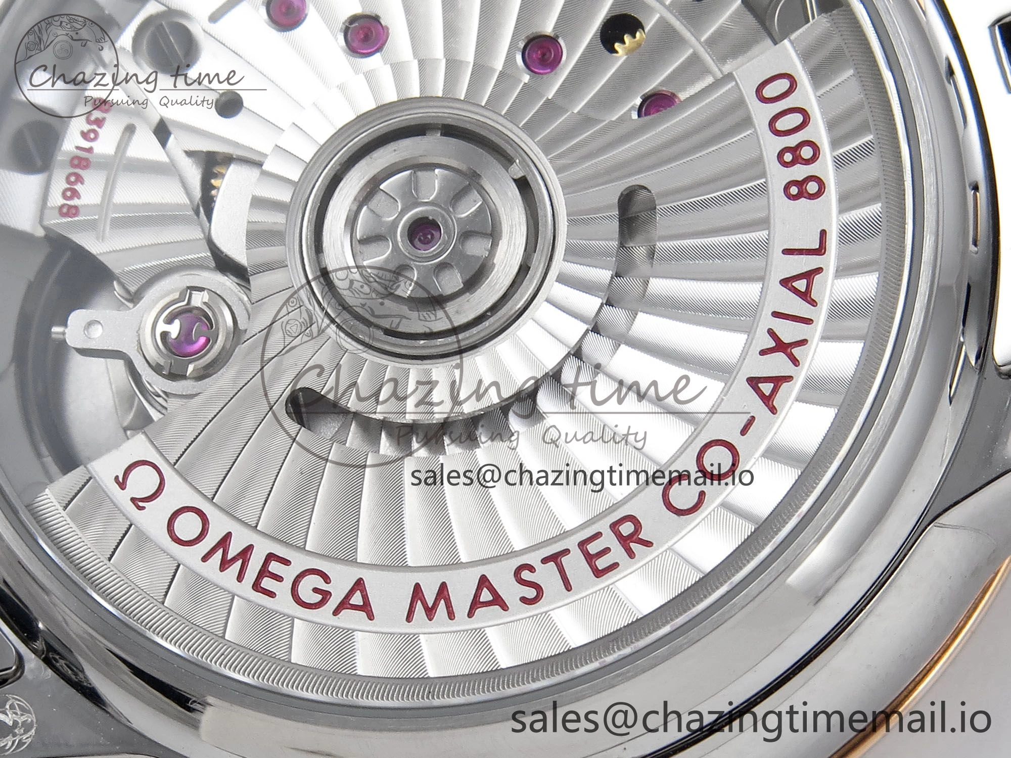 De Ville Prestige Ladies SS RG VSF 1:1 Best Edition Blue Dial on SS RG Bracelet A Lightweight 7683
