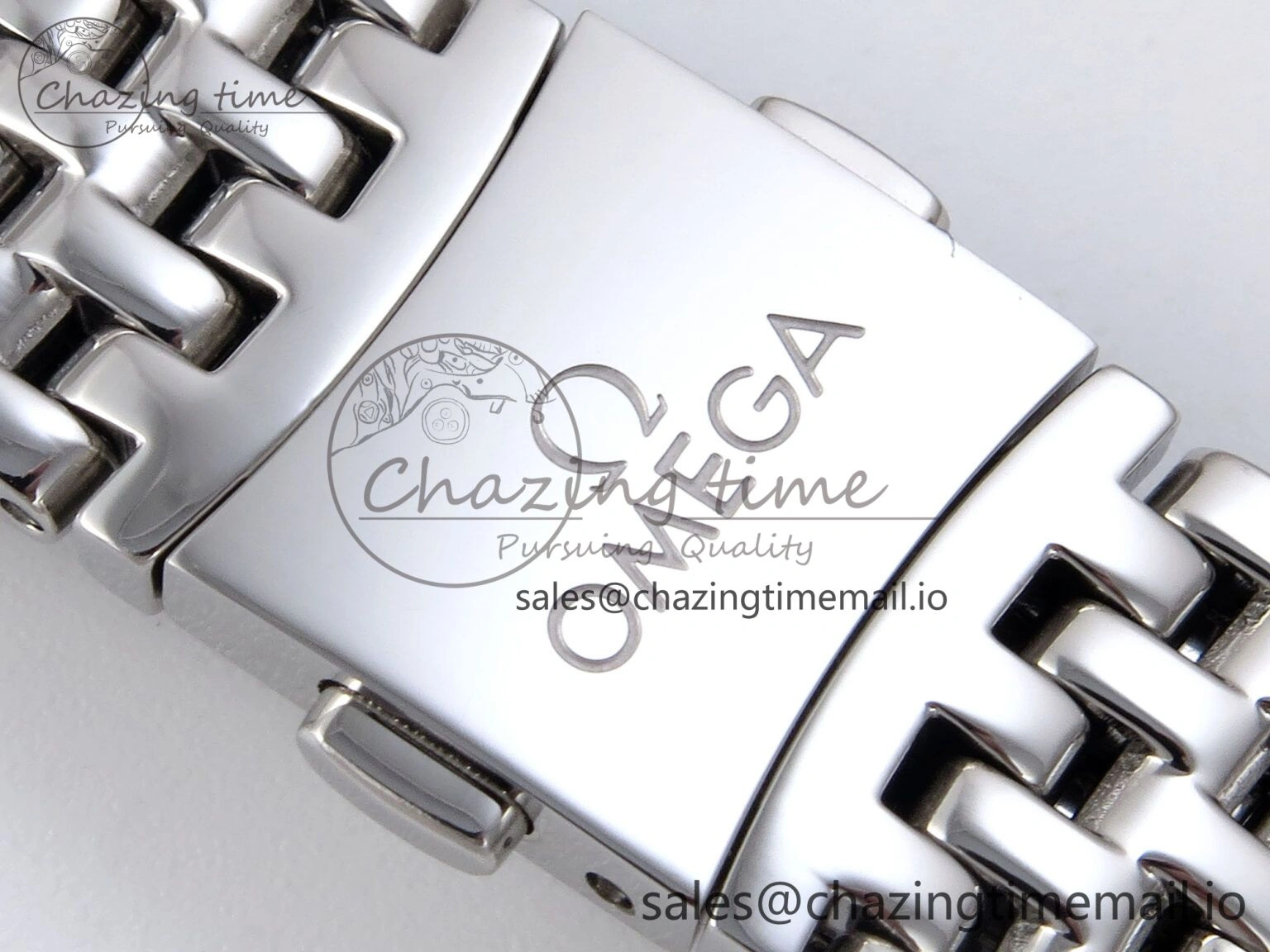 De Ville Prestige Ladies SS RG VSF 1:1 Best Edition Blue Dial on SS RG Bracelet A Lightweight 7683