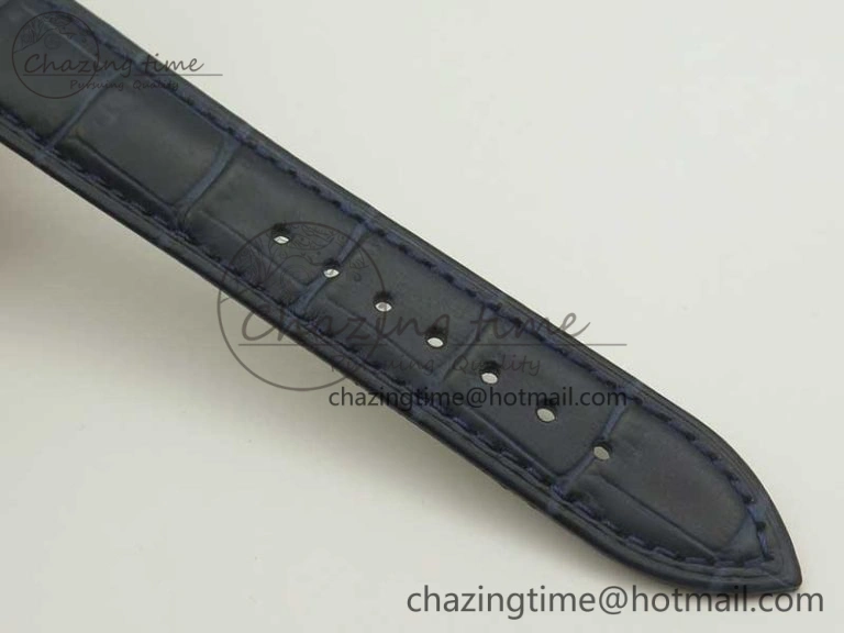 De Ville Prestige Orbis Collection RXW 1:1 Best Edition on Blue Leather Strap A TravelReady 8031