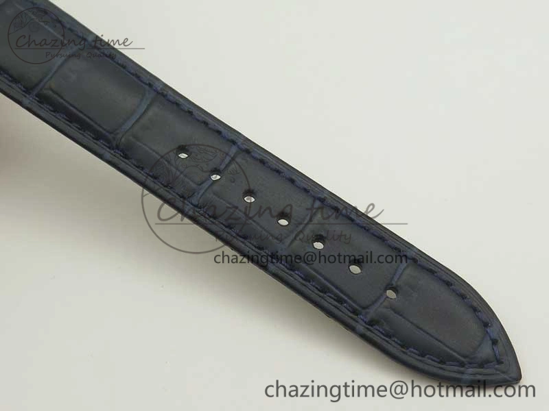 De Ville Prestige Orbis Collection RXW 1:1 Best Edition on Blue Leather Strap A TravelReady 8031