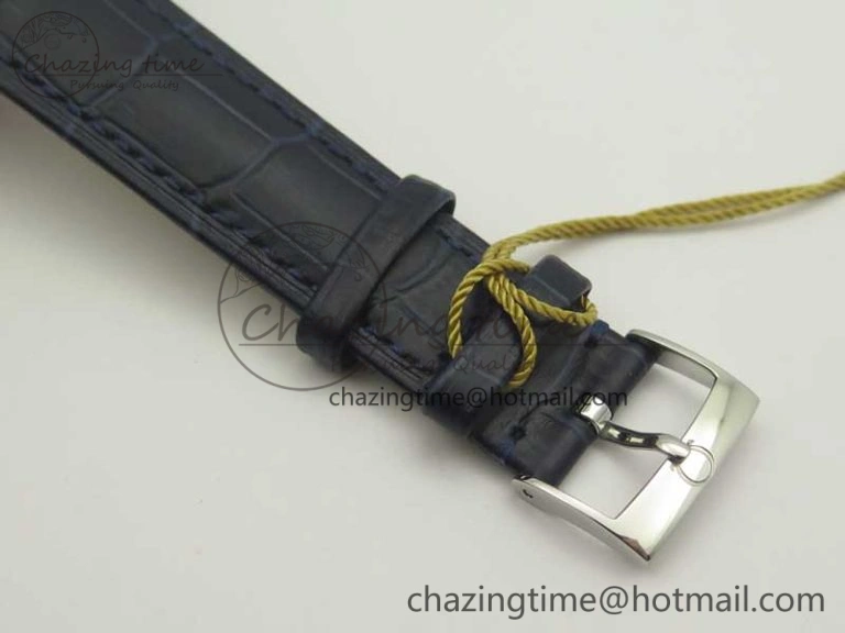 De Ville Prestige Orbis Collection RXW 1:1 Best Edition on Blue Leather Strap A TravelReady 8031
