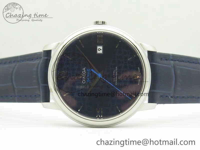 De Ville Prestige Orbis Collection RXW 1:1 Best Edition on Blue Leather Strap A TravelReady 8031