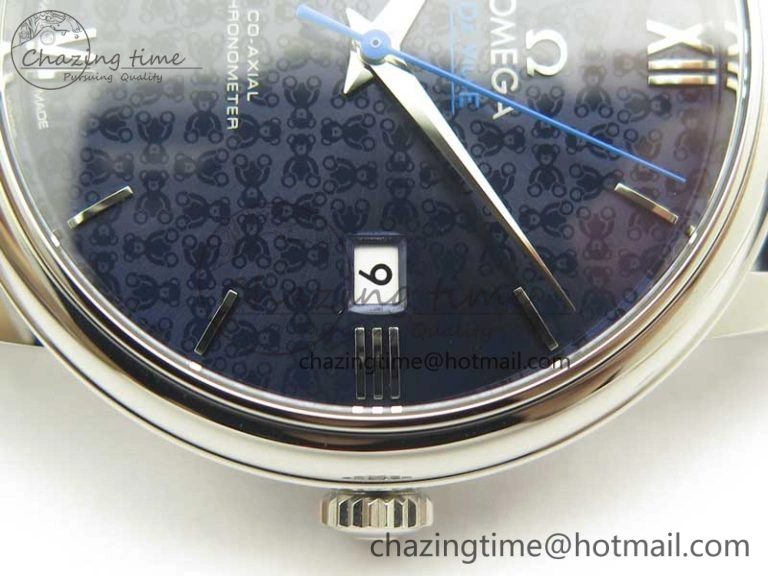 De Ville Prestige Orbis Collection RXW 1:1 Best Edition on Blue Leather Strap A TravelReady 8031