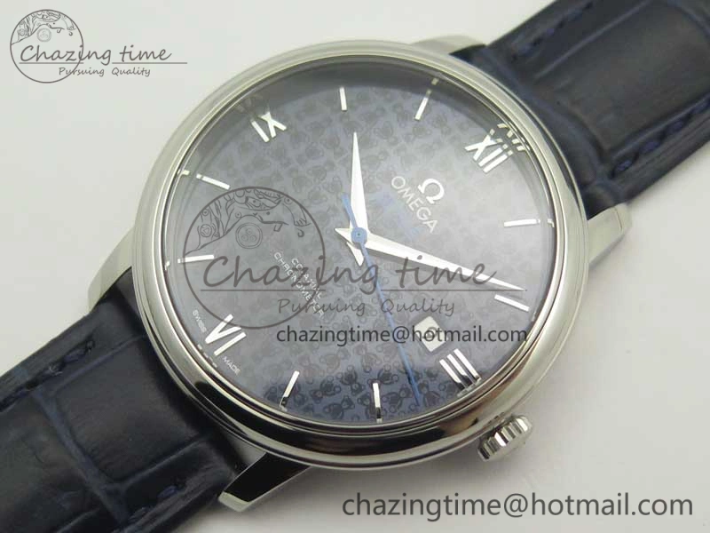 De Ville Prestige Orbis Collection RXW 1:1 Best Edition on Blue Leather Strap A TravelReady 8031