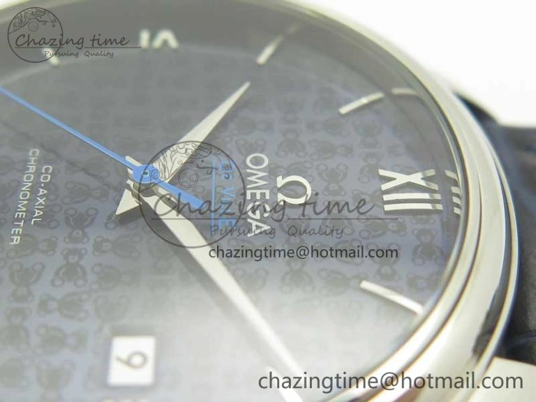 De Ville Prestige Orbis Collection RXW 1:1 Best Edition on Blue Leather Strap A TravelReady 8031