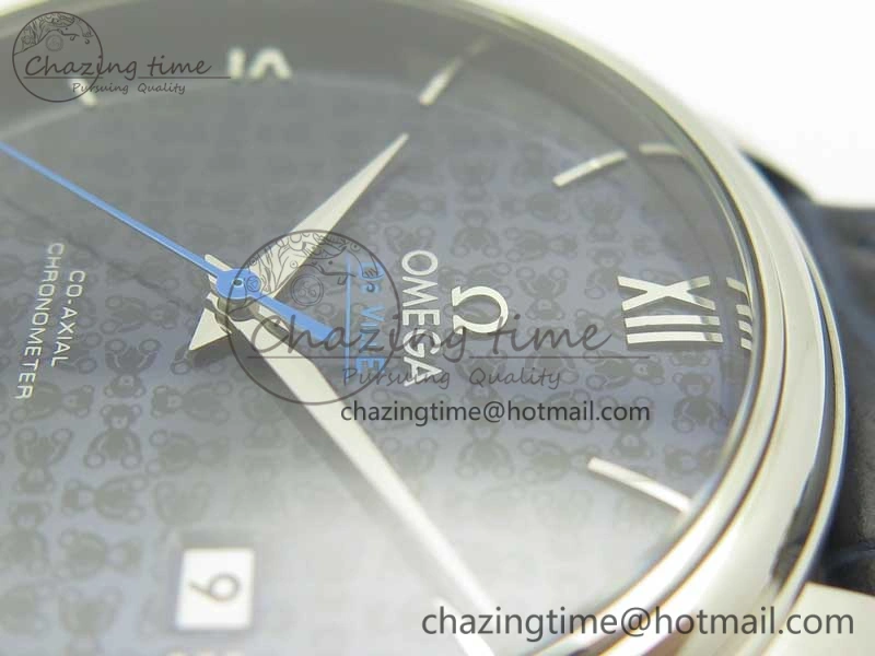De Ville Prestige Orbis Collection RXW 1:1 Best Edition on Blue Leather Strap A TravelReady 8031