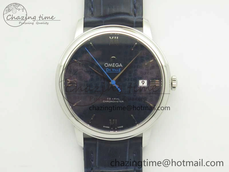 De Ville Prestige Orbis Collection RXW 1:1 Best Edition on Blue Leather Strap A TravelReady 8031