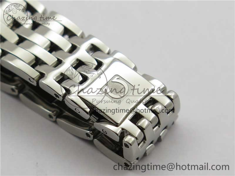 De Ville Prestige Quartz 27.4 mm SS ZF 1:1 Best Edition Blue Dial on SS Bracelet Jap Quartz Tailored 10480
