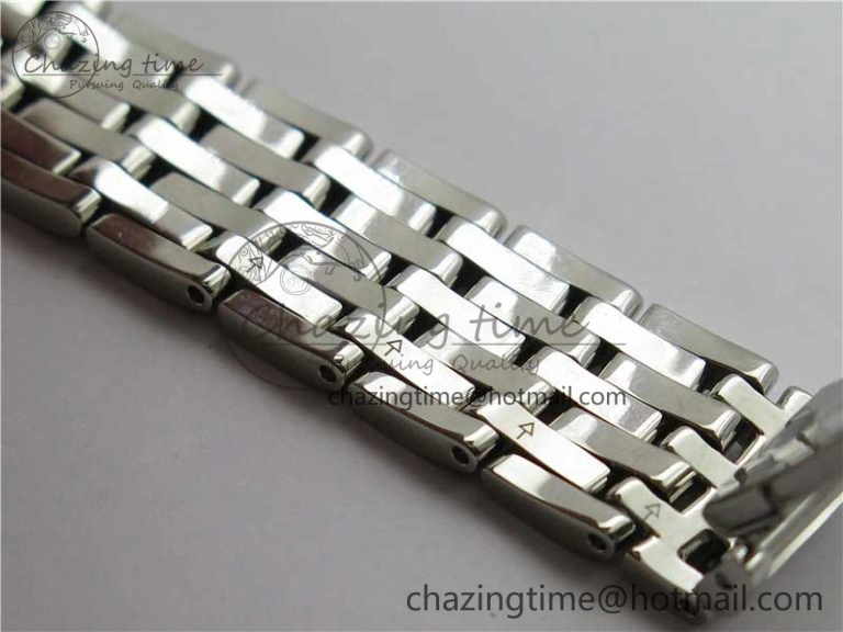 De Ville Prestige Quartz 27.4 mm SS ZF 1:1 Best Edition White Dial RG Markers on SS Bracelet Jap Quartz ComfortFit 7908