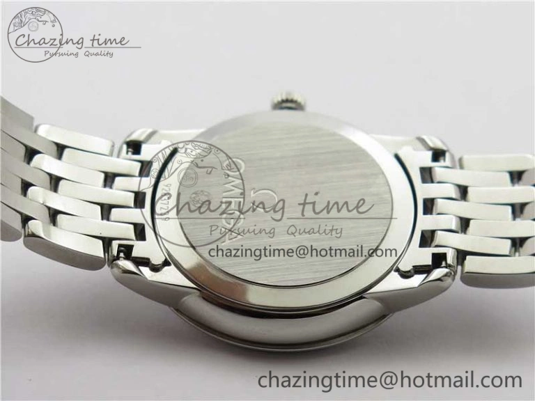 Trendsetting De Ville Prestige Quartz 27.4 mm SS ZF 1:1 Best Edition White Dial on SS Bracelet Jap Quartz 10477