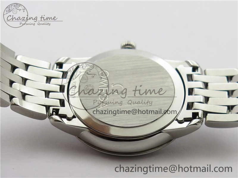 Trendsetting De Ville Prestige Quartz 27.4 mm SS ZF 1:1 Best Edition White Dial on SS Bracelet Jap Quartz 10477