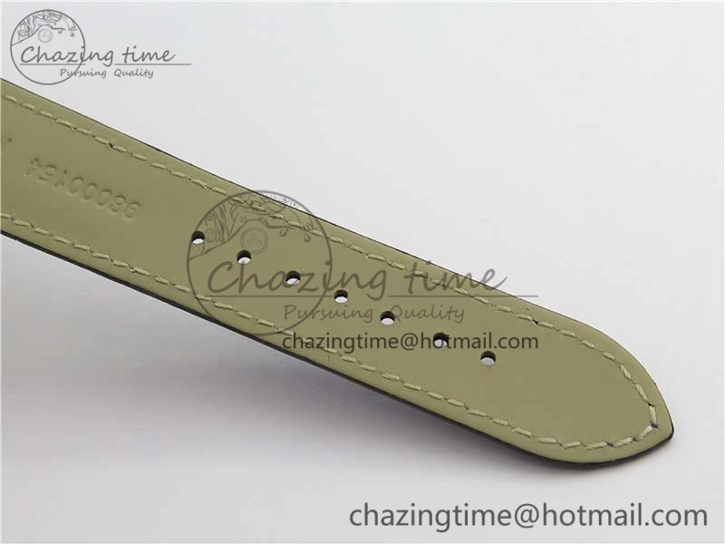 De Ville Prestige Real PR SS ZF 1:1 Best Edition Gray Dial Blue Markers on Blue Leather Strap MIYOTA Classic 7936