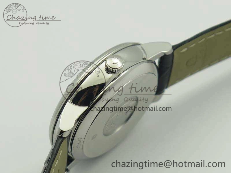 De Ville Prestige Real Power Reserve SS TW 1:1 Best Edition Gray Dial On Leather Strap A SportInspired 8090