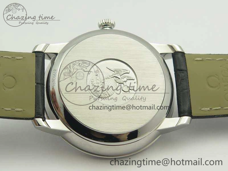 De Ville Prestige Real Power Reserve SS TW 1:1 Best Edition Gray Dial On Leather Strap A SportInspired 8090