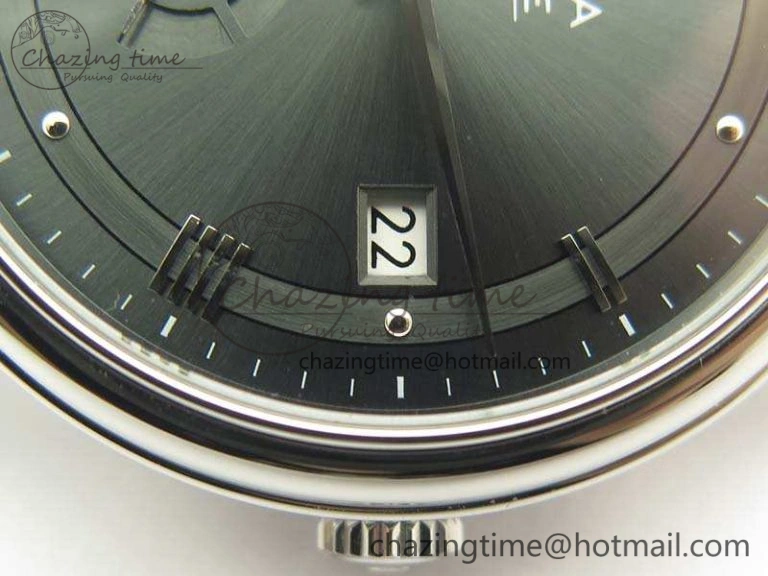 De Ville Prestige Real Power Reserve SS TW 1:1 Best Edition Gray Dial On Leather Strap A SportInspired 8090