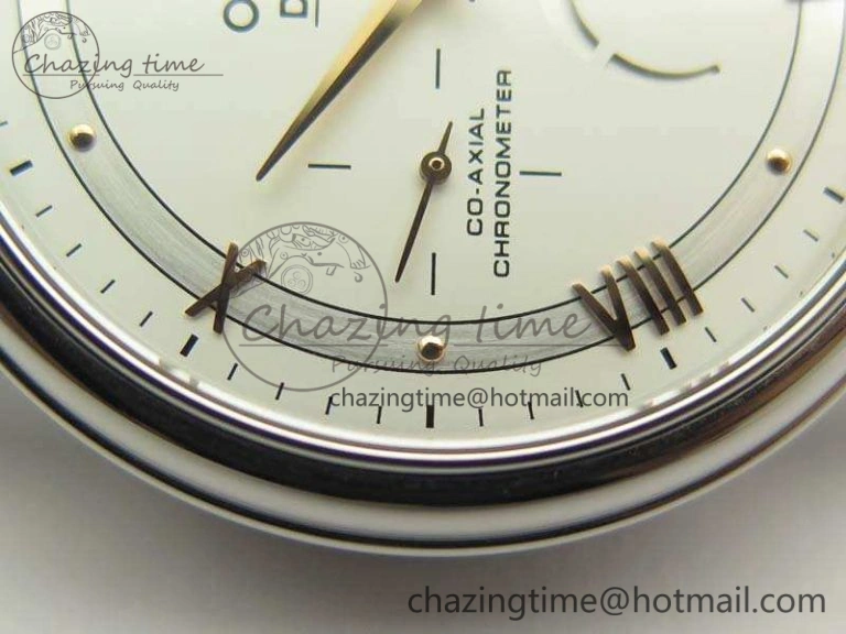 Functional De Ville Prestige Real Power Reserve SS TW 1:1 Best Edition White Dial RG Markers On Leather Strap A 8089