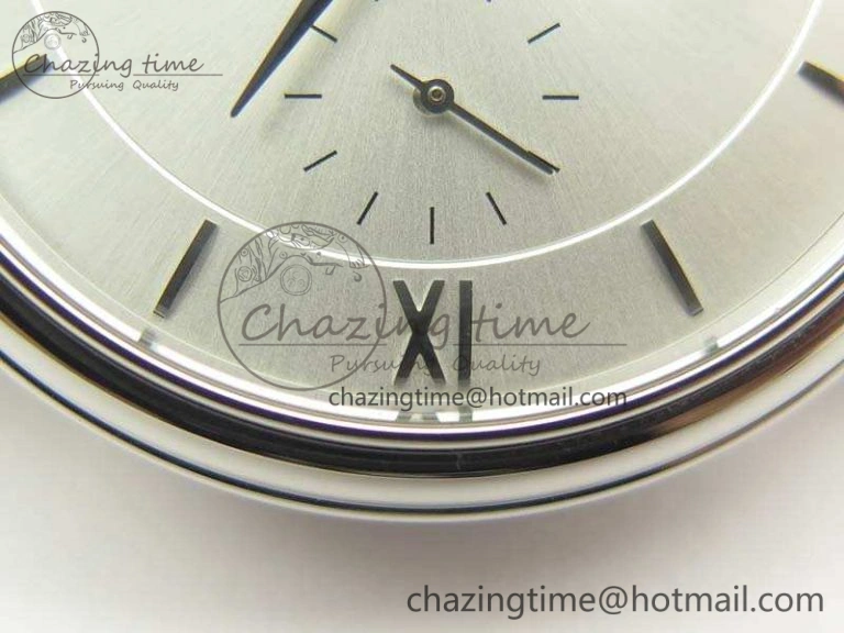 De Ville Prestige Real Power Reserve SS TW 1:1 Best Edition White Dial SS Markers On Leather Strap A Breathable 8095