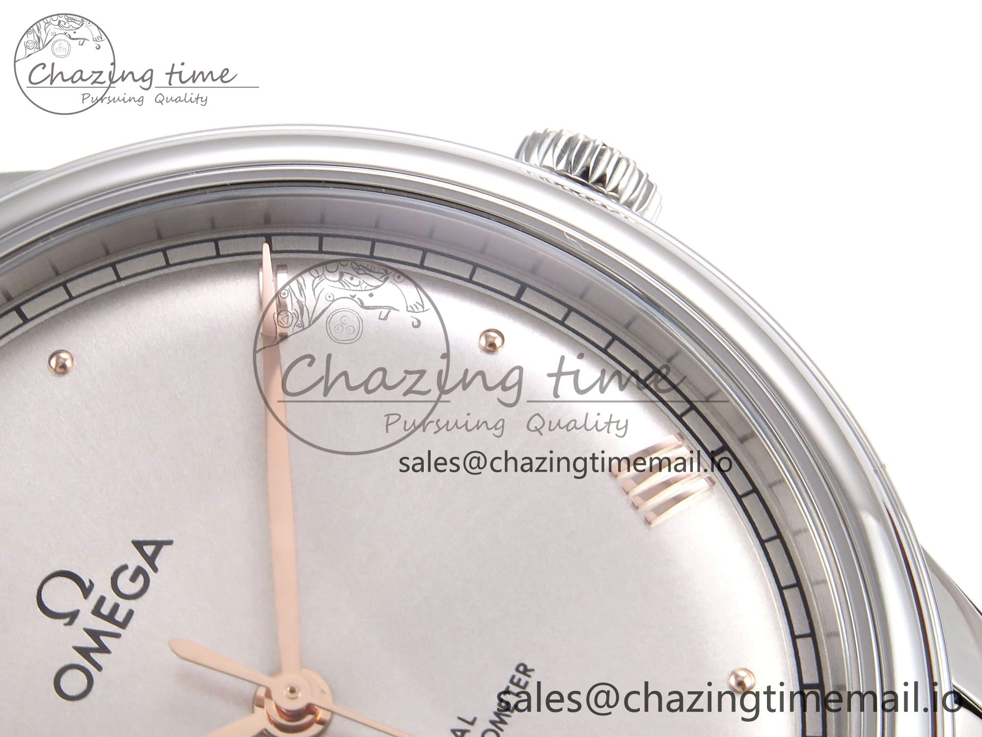 NewStyle De Ville Prestige SS VSF 1:1 Best Edition Gray Dial on SS Bracelet A 7702