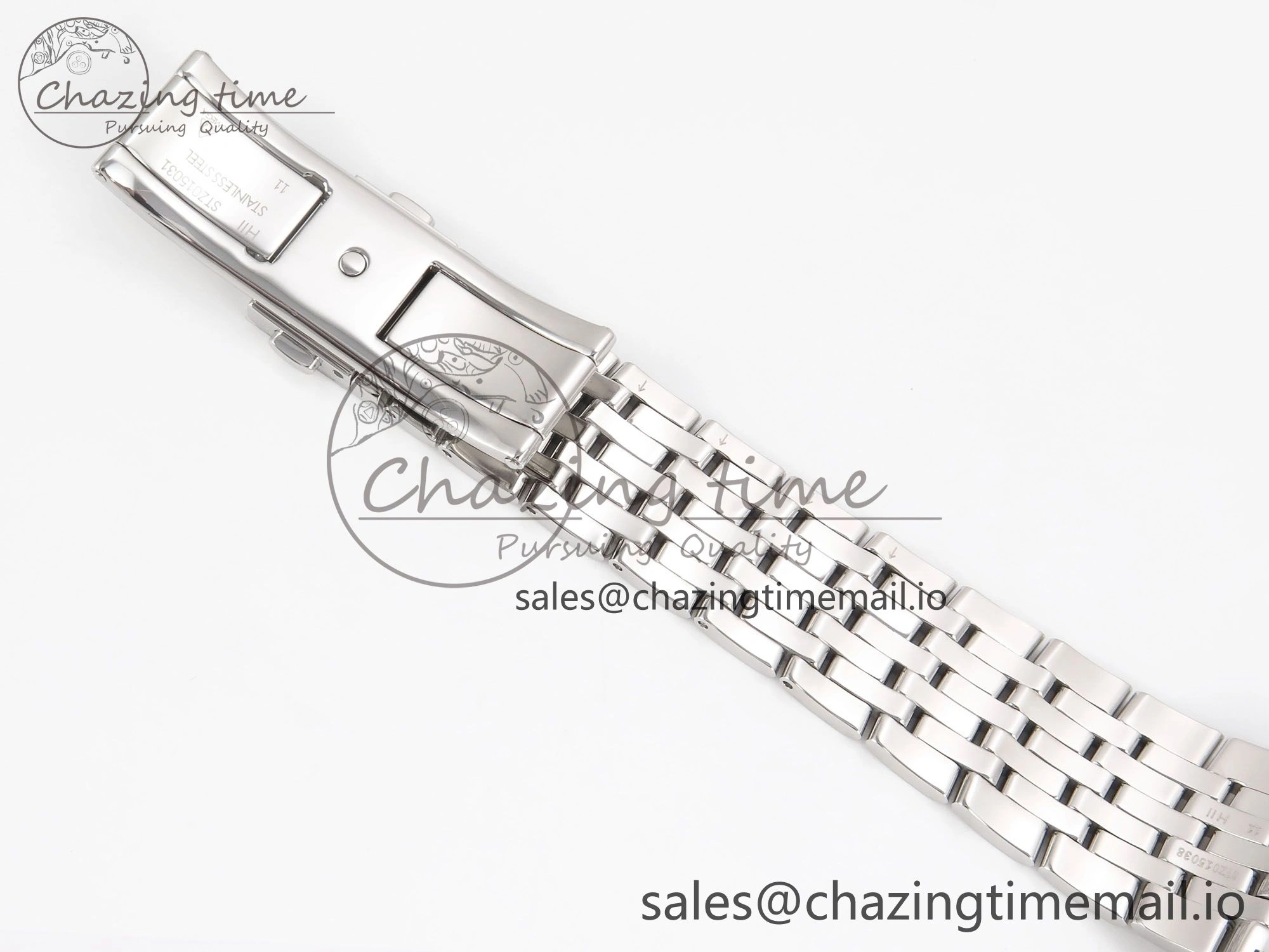 NewStyle De Ville Prestige SS VSF 1:1 Best Edition Gray Dial on SS Bracelet A 7702