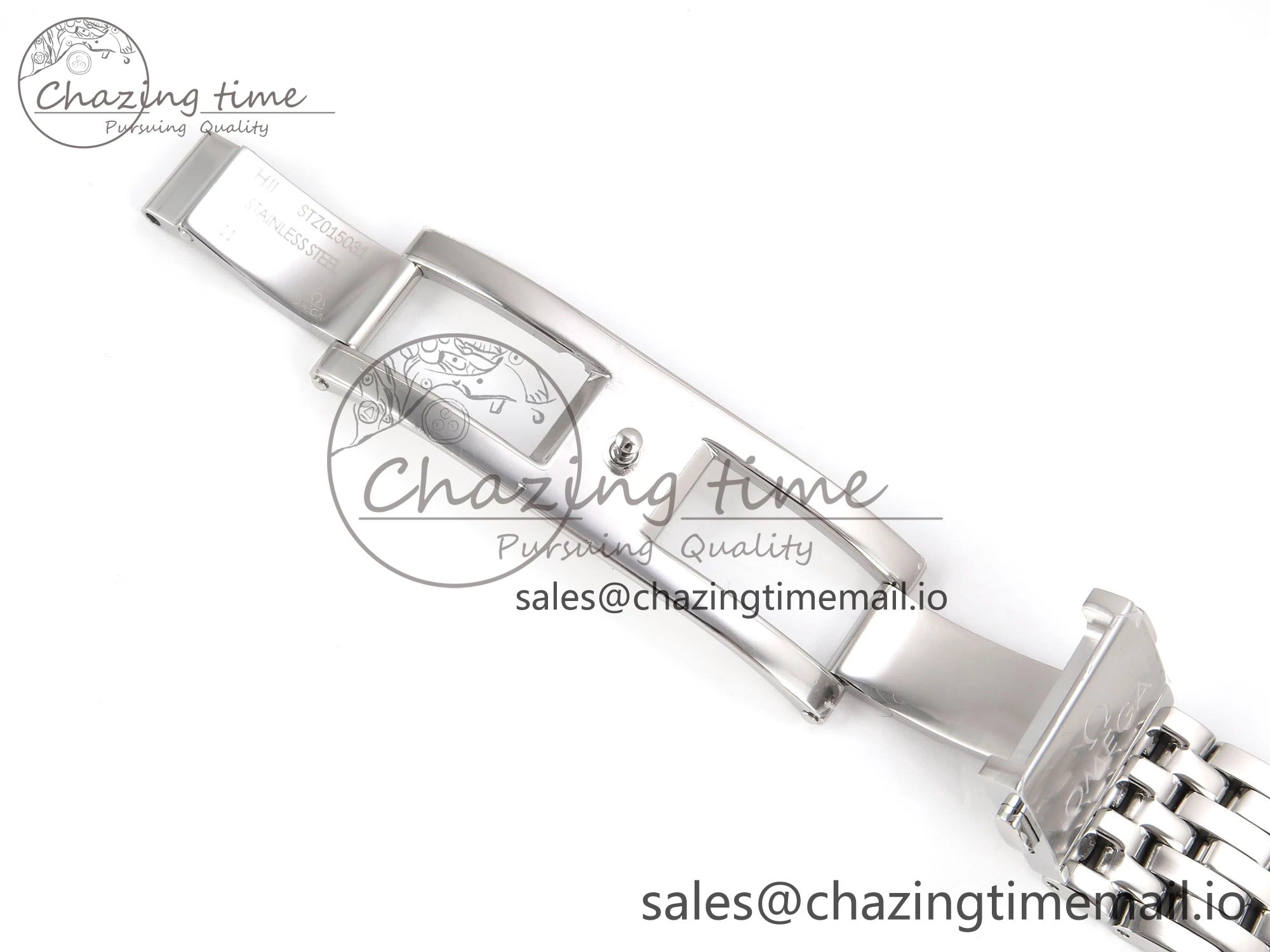 NewStyle De Ville Prestige SS VSF 1:1 Best Edition Gray Dial on SS Bracelet A 7702