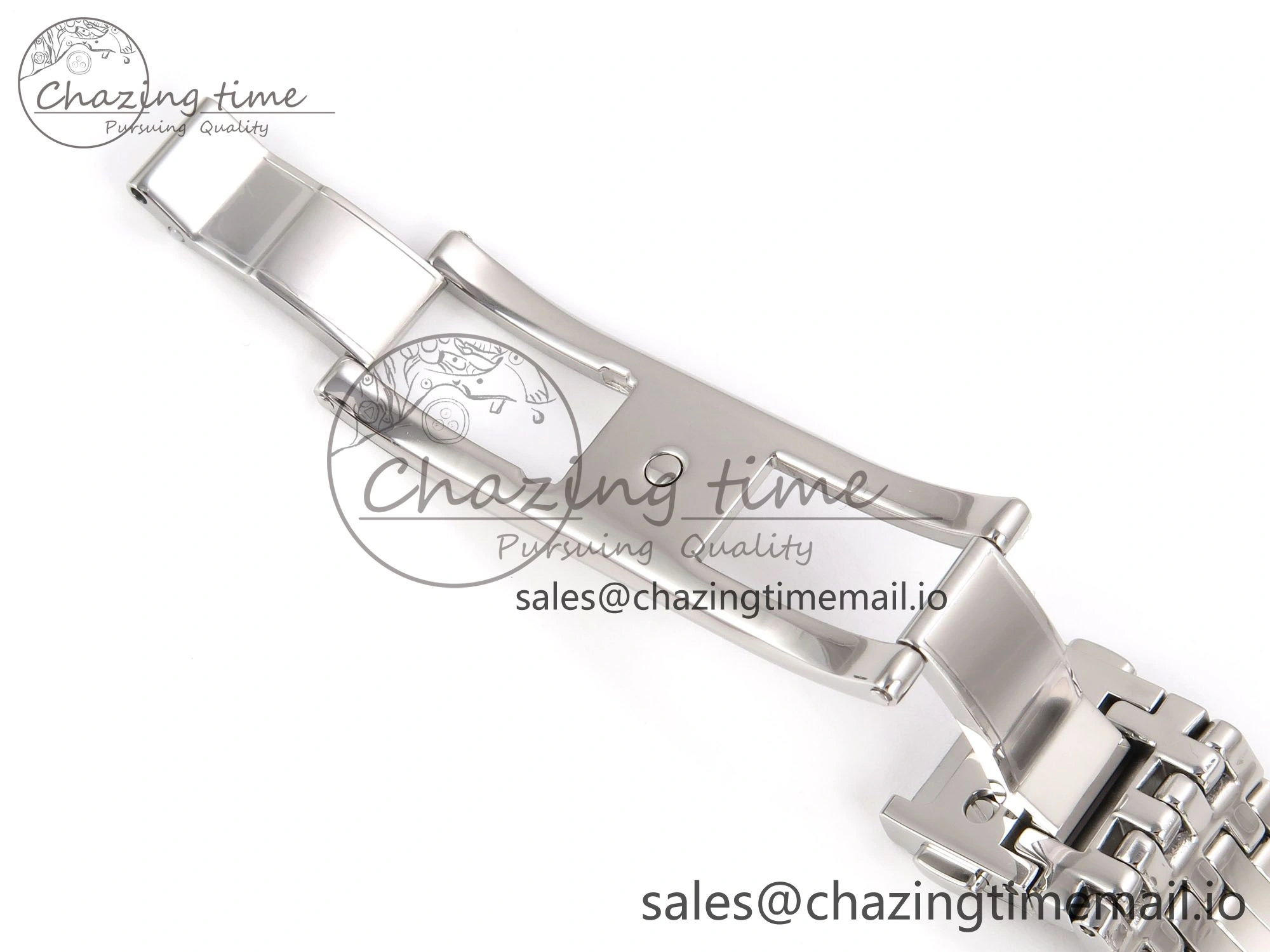 NewStyle De Ville Prestige SS VSF 1:1 Best Edition Gray Dial on SS Bracelet A 7702