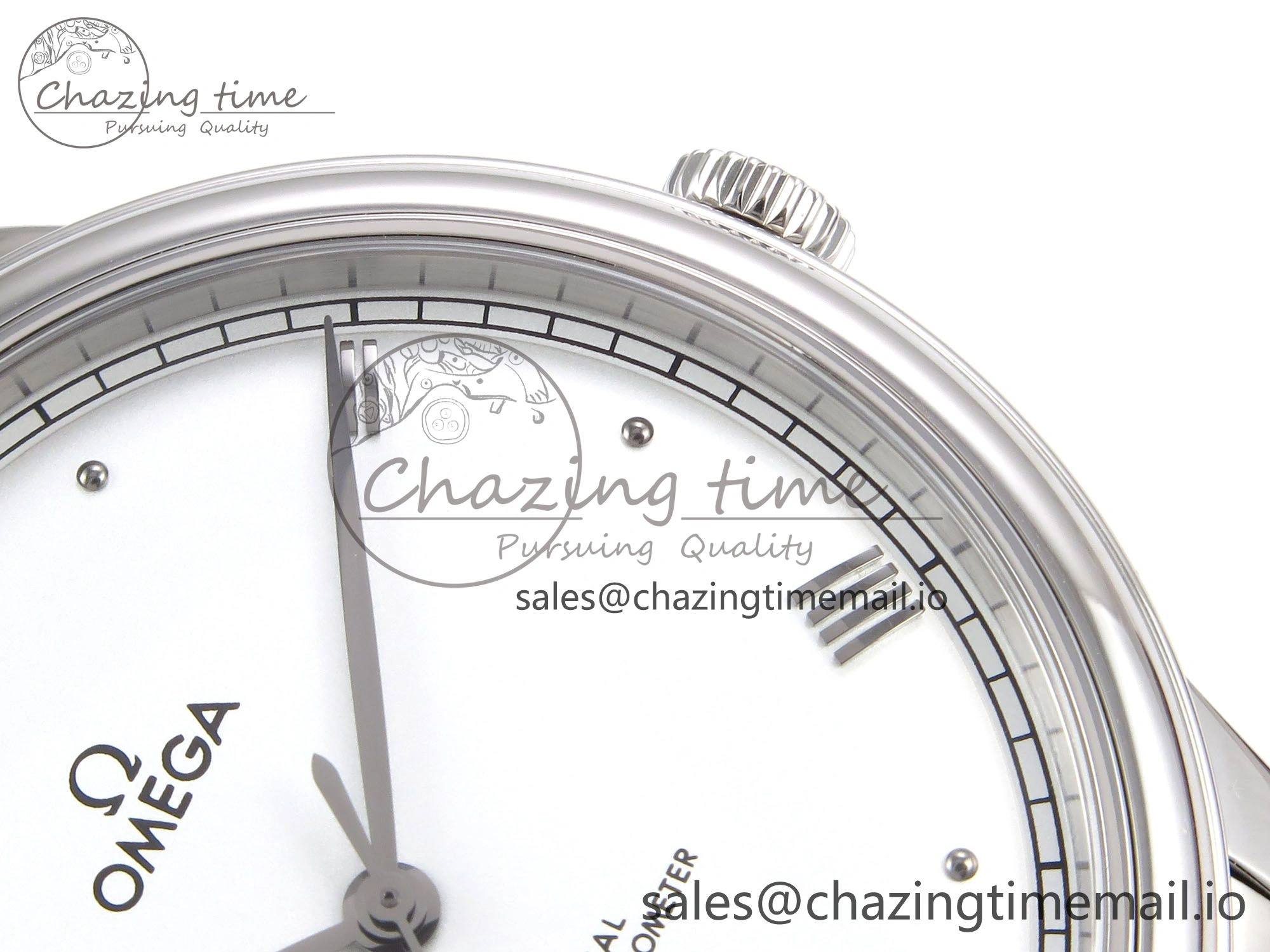 De Ville Prestige SS VSF 1:1 Best Edition White Dial on SS Bracelet A ZeroBulk 7699