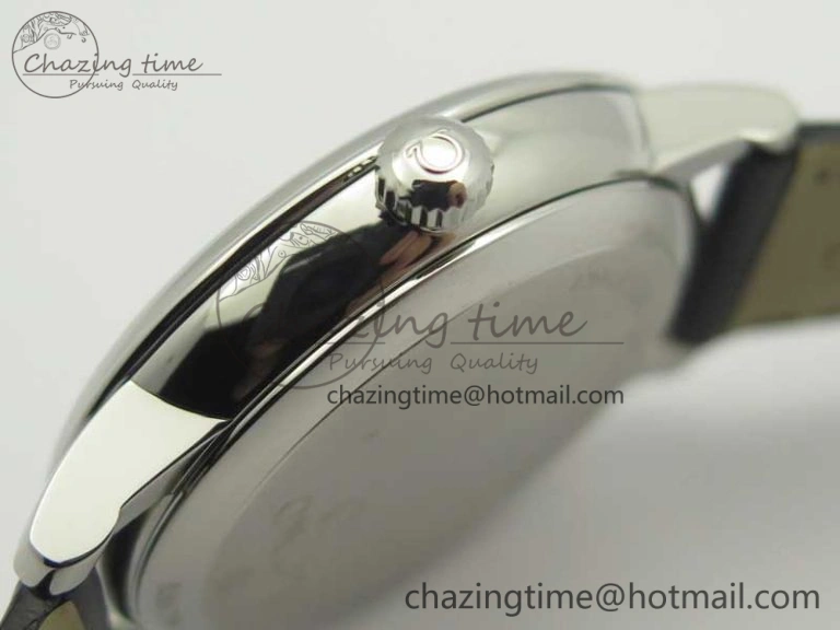 De Ville Prestige Small Second TWF 1:1 Best Edition Blue Dial on Black Leather Strap MIYOTA RelaxedFit 8035